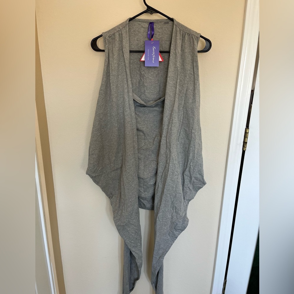 NWT Seraphine Skin to Skin Sleeveless Top - Small - Gray
